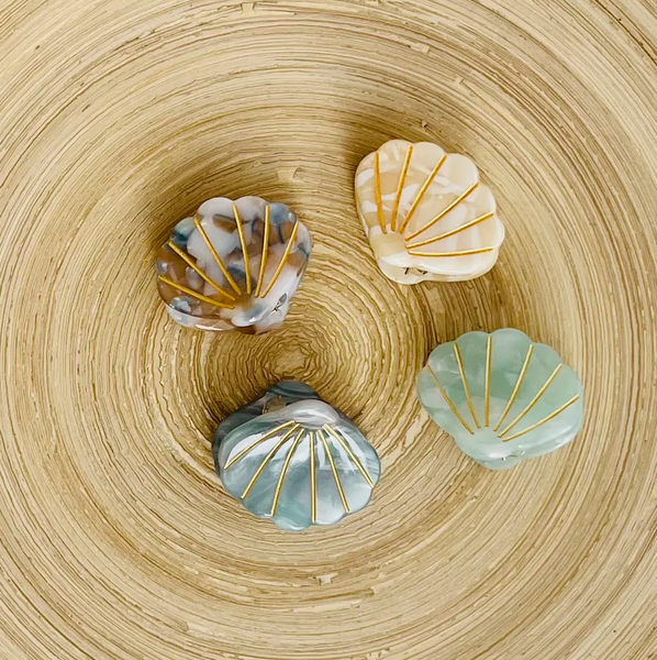 Seashell Hair Clips