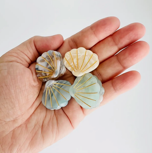 Seashell Hair Clips