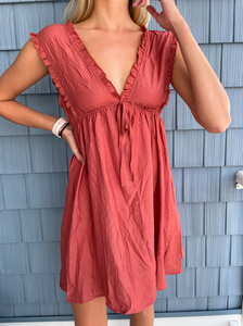 Ruffled Sunset Dress