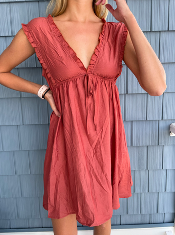 Ruffled Sunset Dress