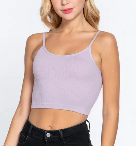 Edge Lace Cropped Cami